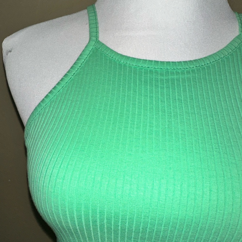 NWT Missguided Ribbed Racer Neck Mini Dress - Picture 3 of 5